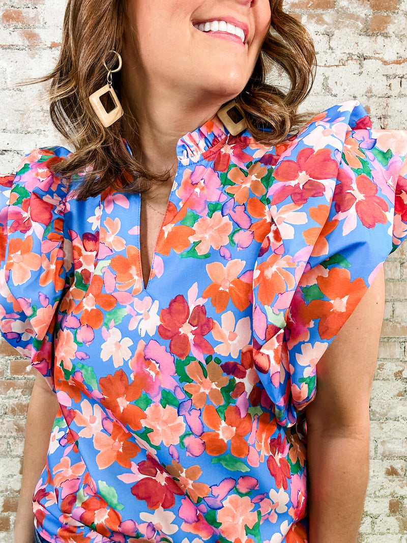THML Lakelyn Floral Top