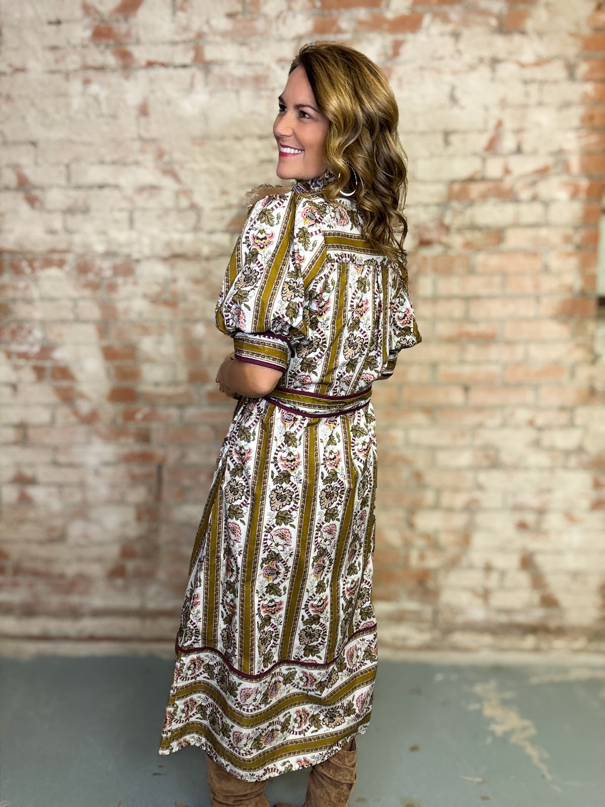Gloria Floral Midi Dress