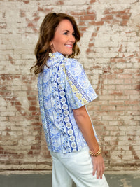 Tara Floral Embroidery Top