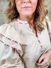 Starry Layered Ruffle Top