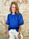 Amanda Lace Sleeves Textured Top