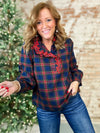 Dasher Plaid Top