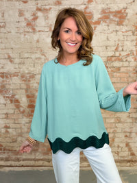 Imrie Flared Sleeve Top