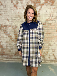 Jayne Plaid Dress