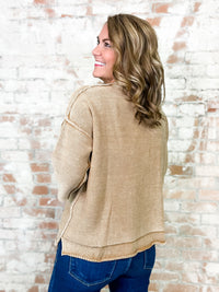 Reid Mineral Washed Sweater Top