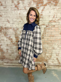 Jayne Plaid Dress
