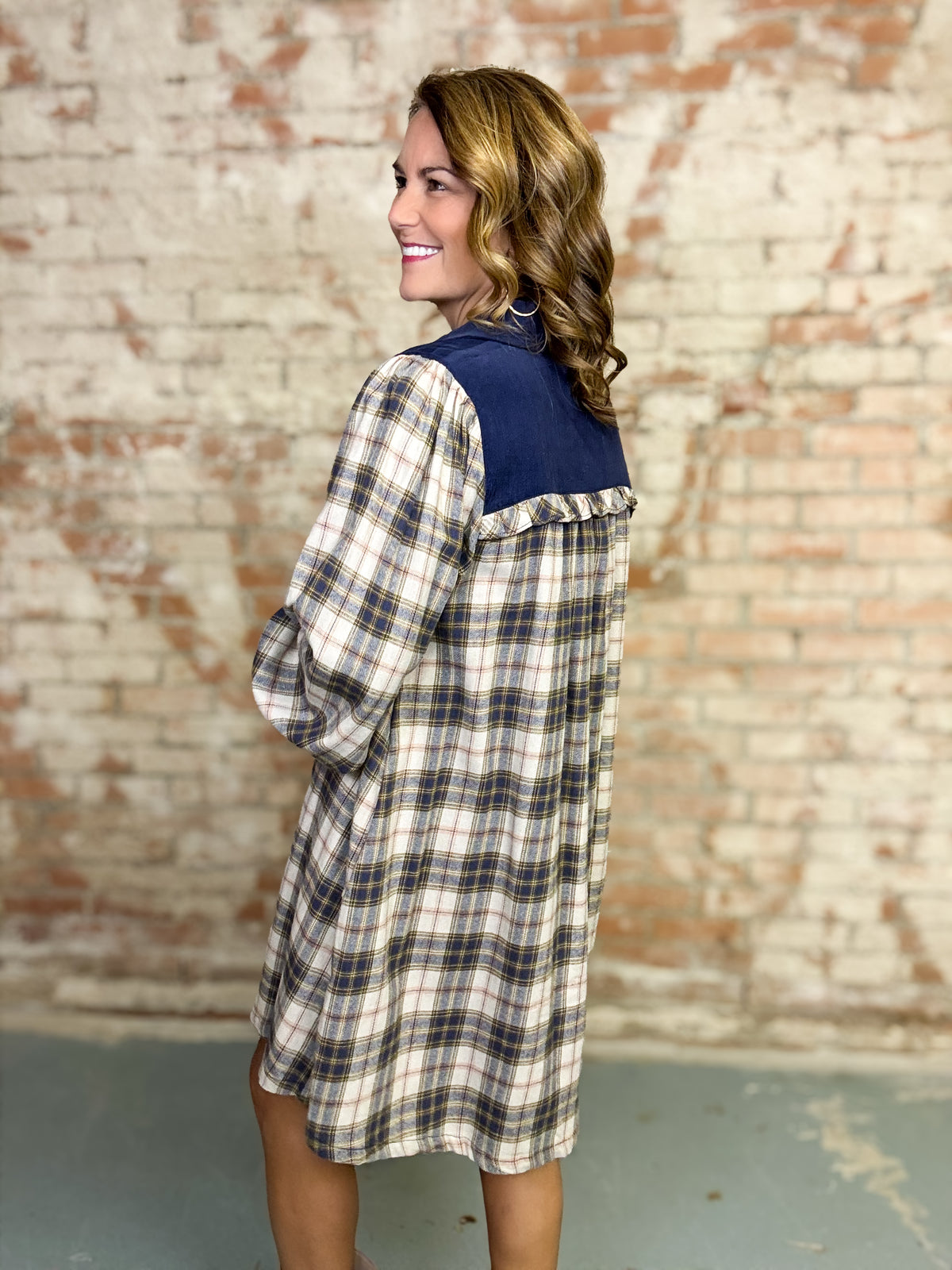 Jayne Plaid Dress