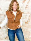 Tonia Quilted Button Down Vest