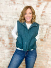 Ragen Scallop Hem Quilted Vest - FINAL SALE