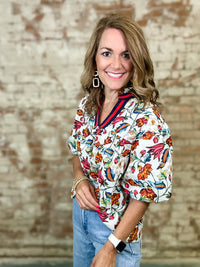Gloria Floral Print Top