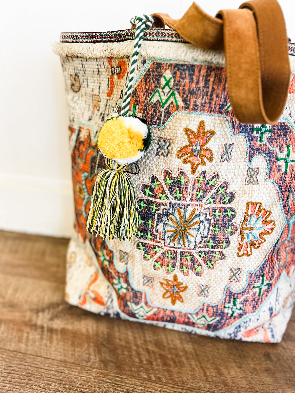 Netha Vintage Tapestry Tote Bag