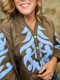 Fran Applique Top