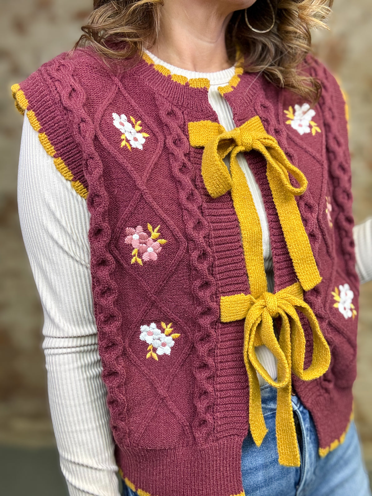 Hilda Knit Sweater Vest