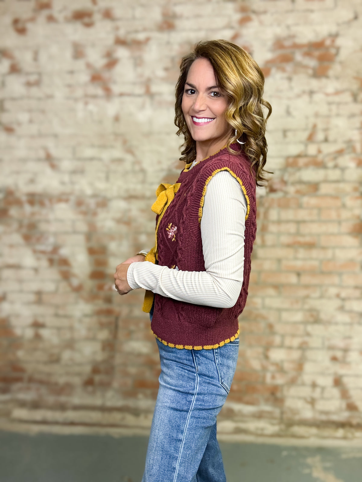 Hilda Knit Sweater Vest