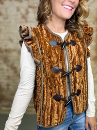 Esmee Ruffle Toggle Vest