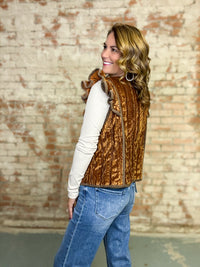 Esmee Ruffle Toggle Vest