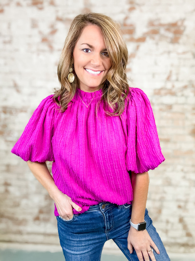 THML Jalee Vibrant Textured Top