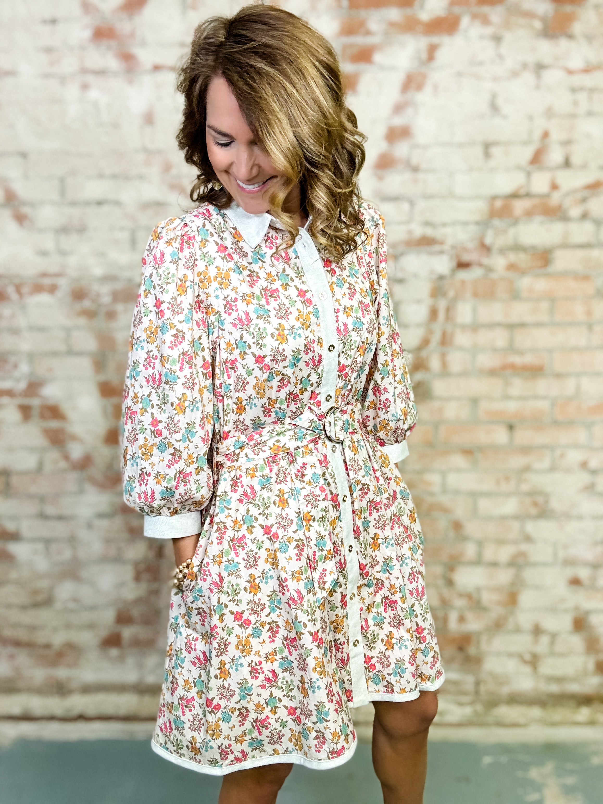 Kasey Floral Print Dress