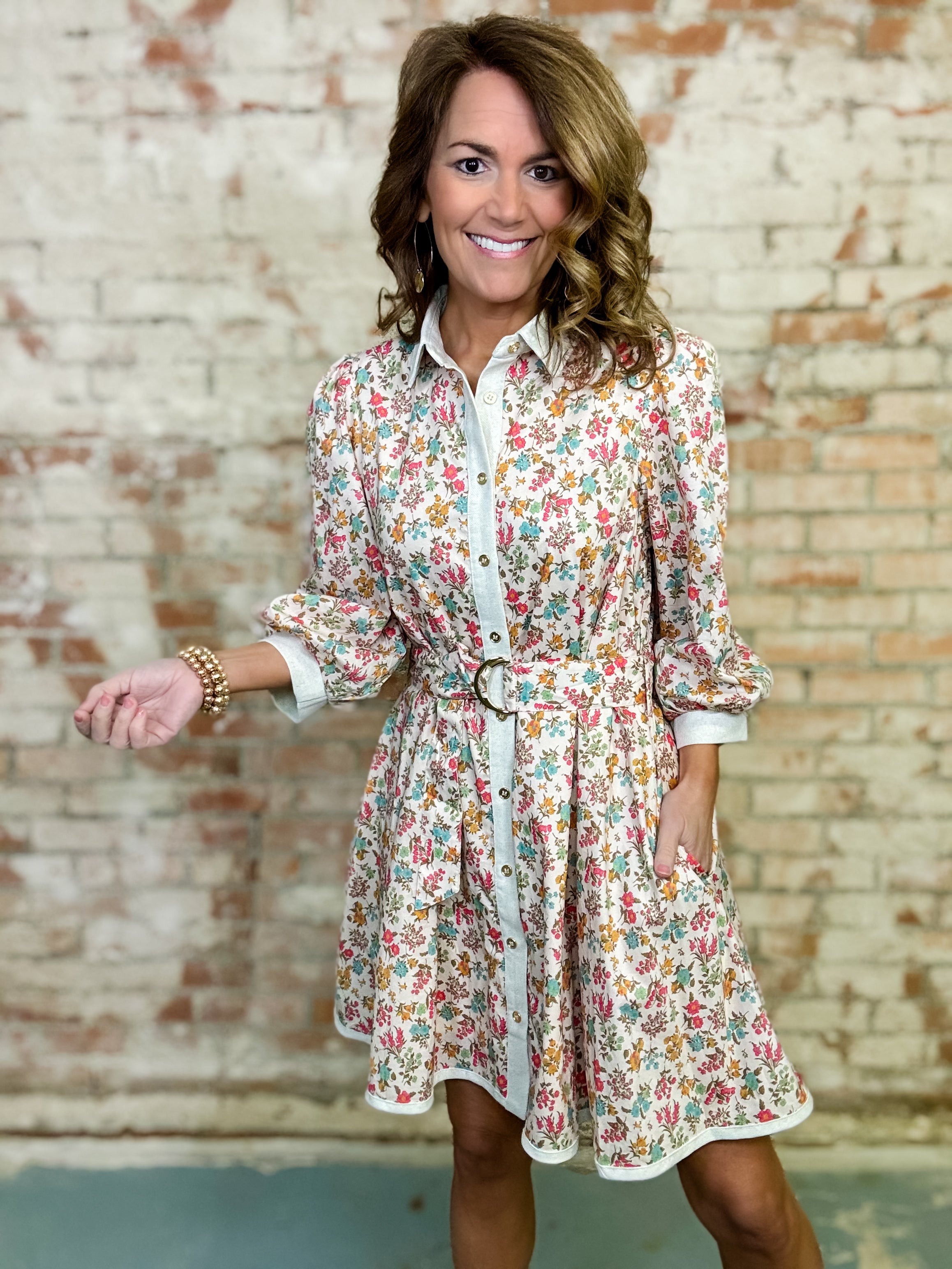 Kasey Floral Print Dress