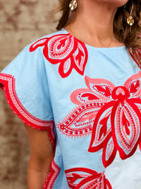 THML Imani Embroidered Top
