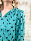 Regina Polka Dot Tie Top