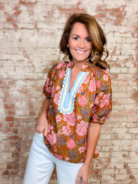 THML Candace Floral Top