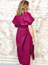 Vandy Textured Midi Dress - FINAL SALE