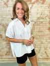 Rainey White Solid Top