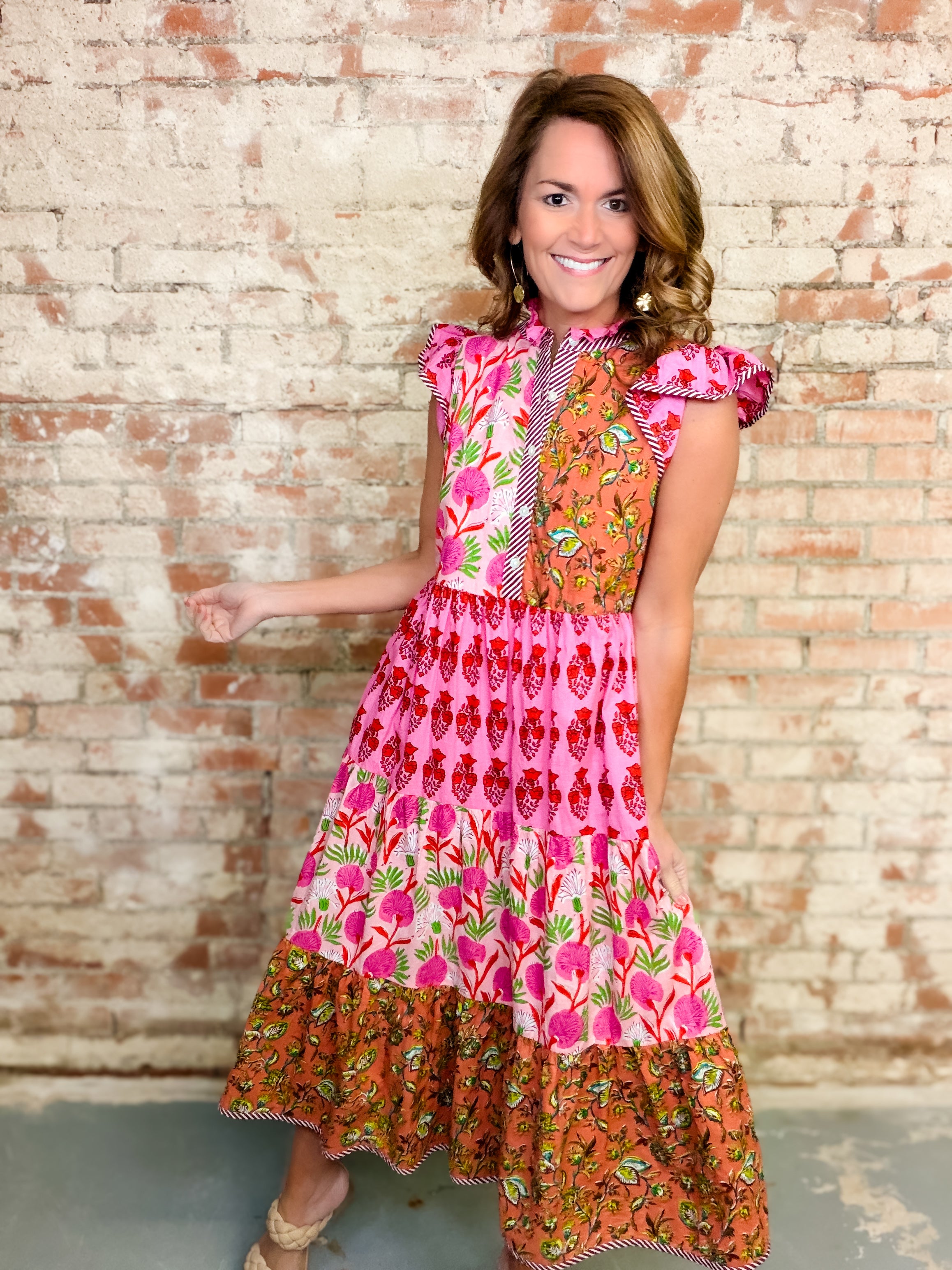 THML Zahra Tiered Dress