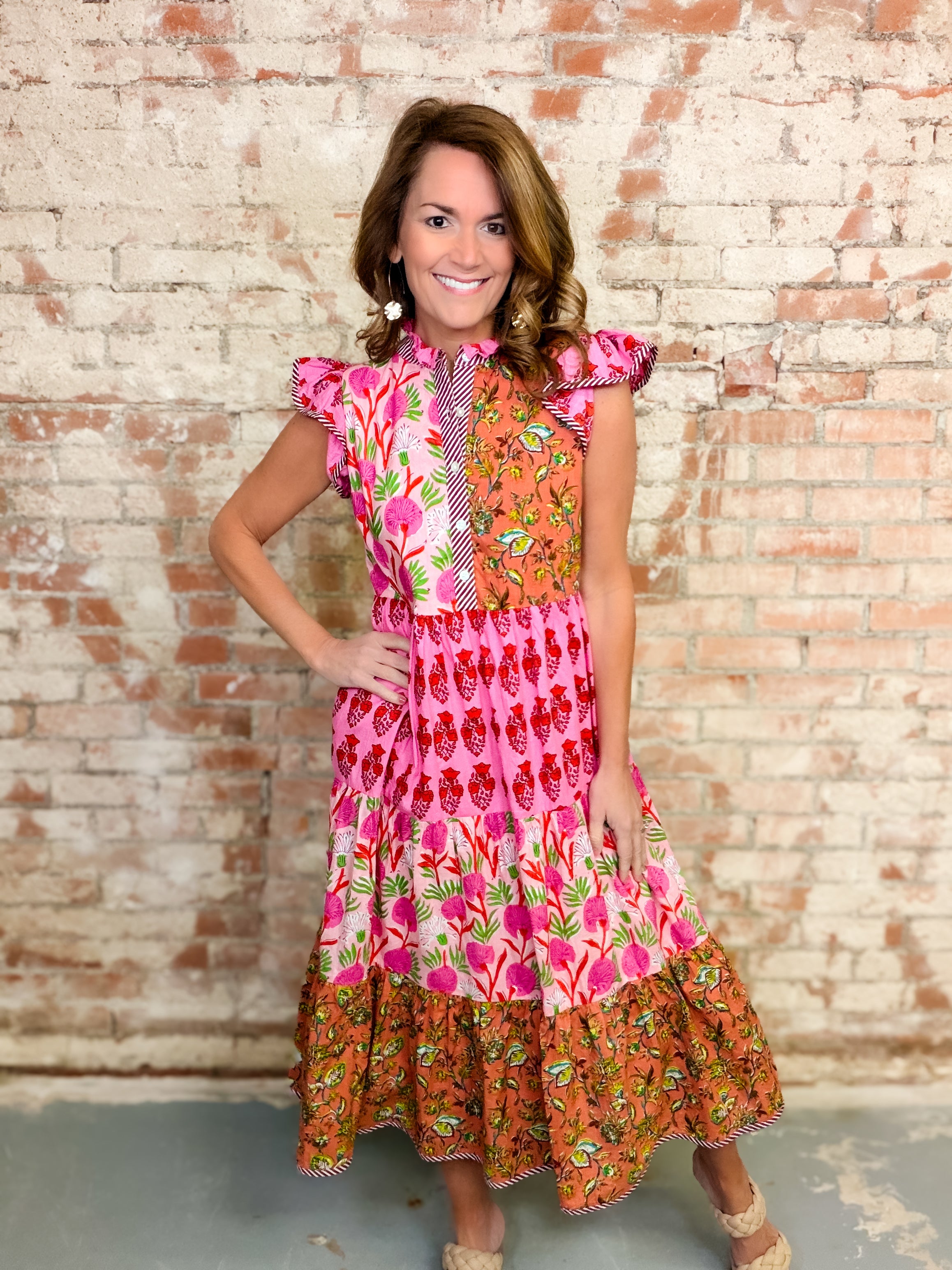 THML Zahra Tiered Dress