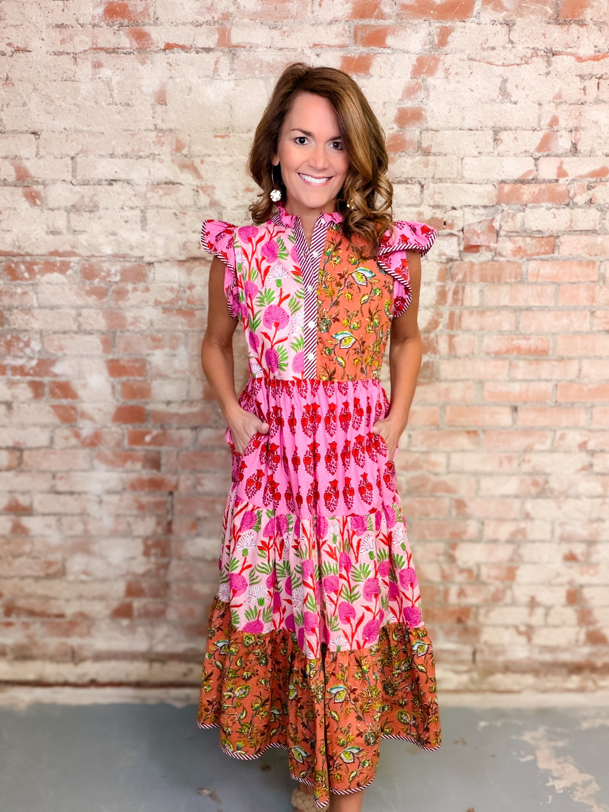 THML Zahra Tiered Dress