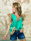 Lavina Floral Top