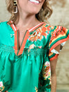Lavina Floral Top