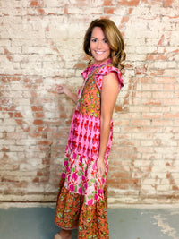 THML Zahra Tiered Dress