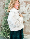 THML Baby It's Cold Outside Soft Faux Fur Jacket - FINAL SALE