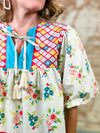 THML Mikki Mixed Print Top