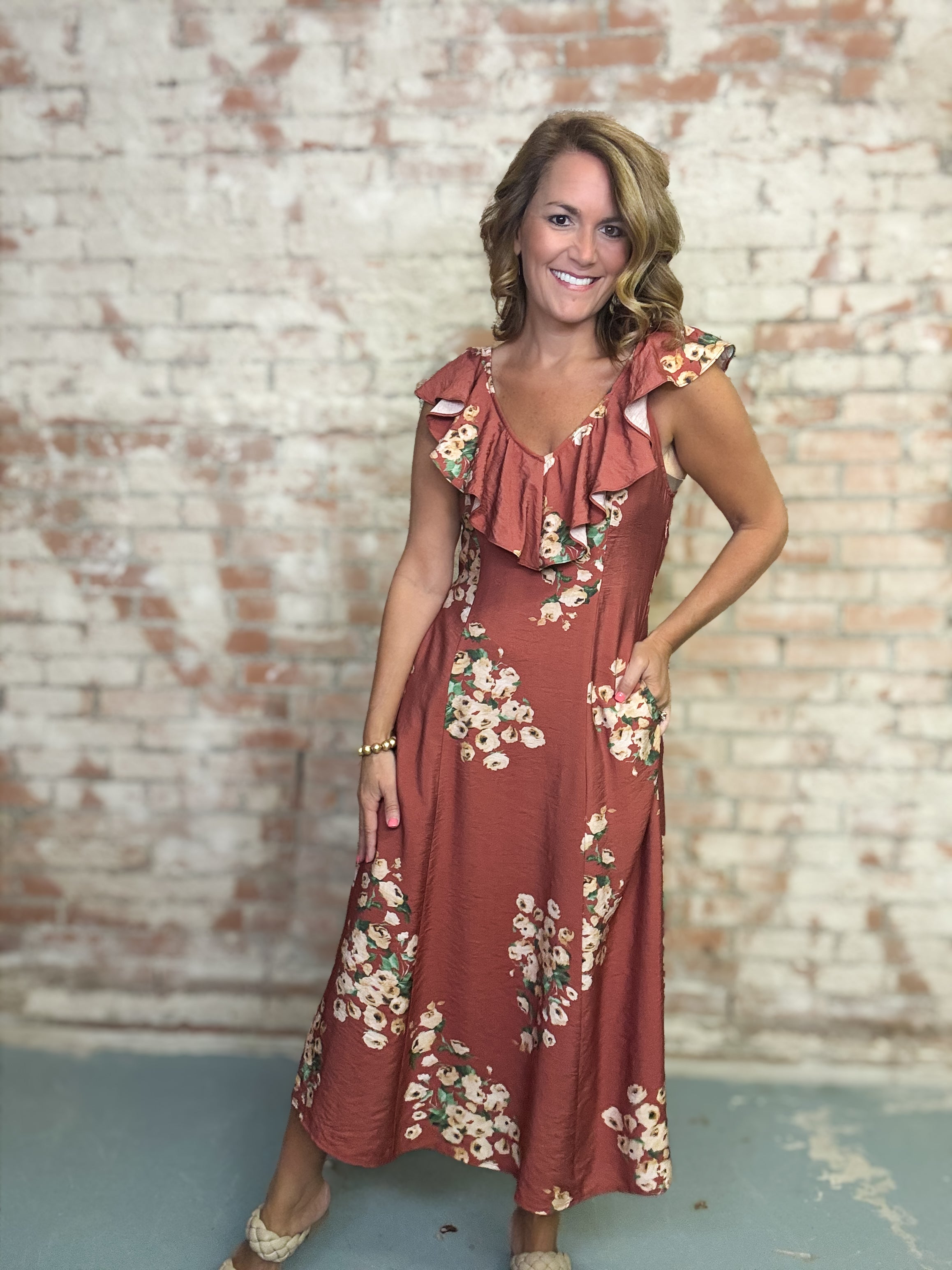 THML Kiara Midi Dress