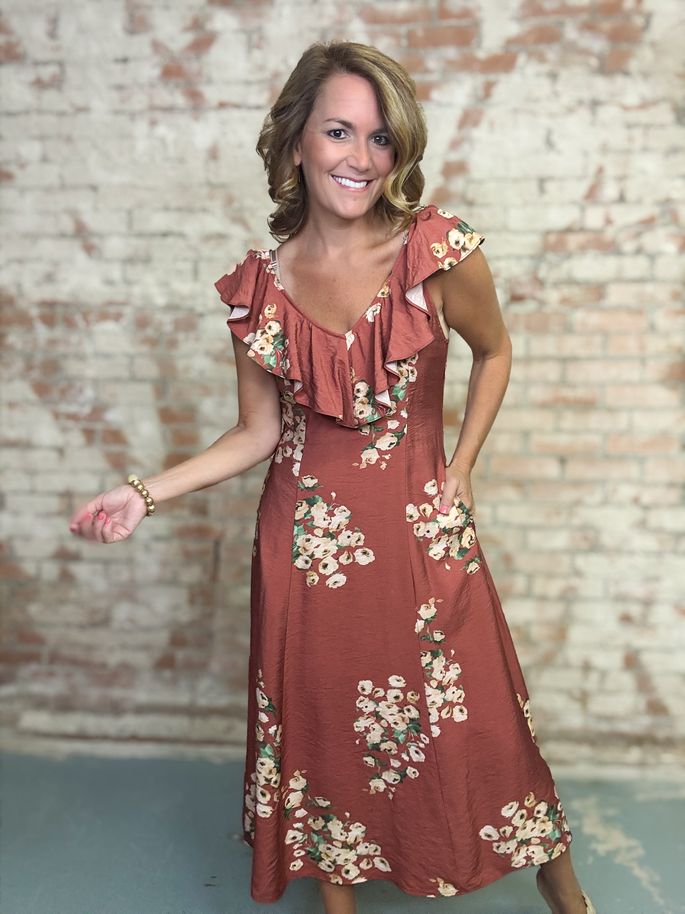 THML Kiara Midi Dress