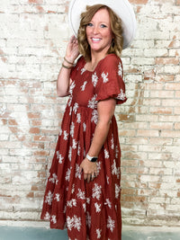 Cristi Embroidered Maxi Dress