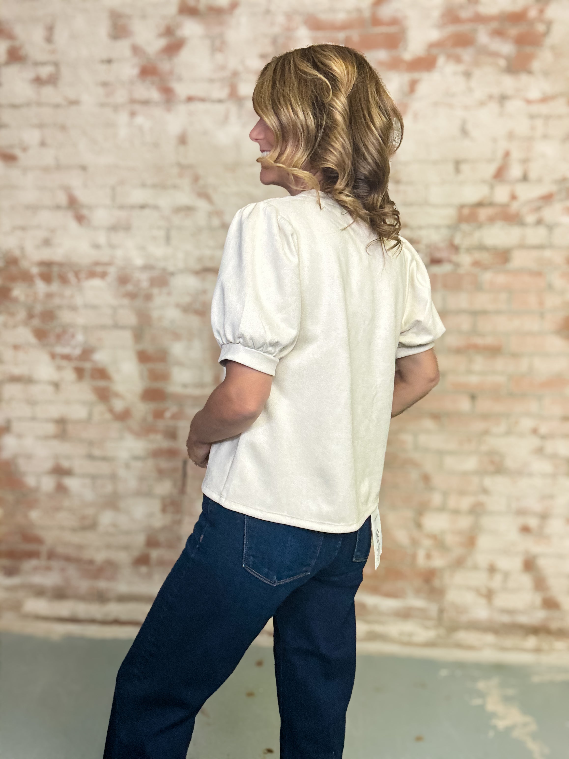 THML Darcy Suede Top