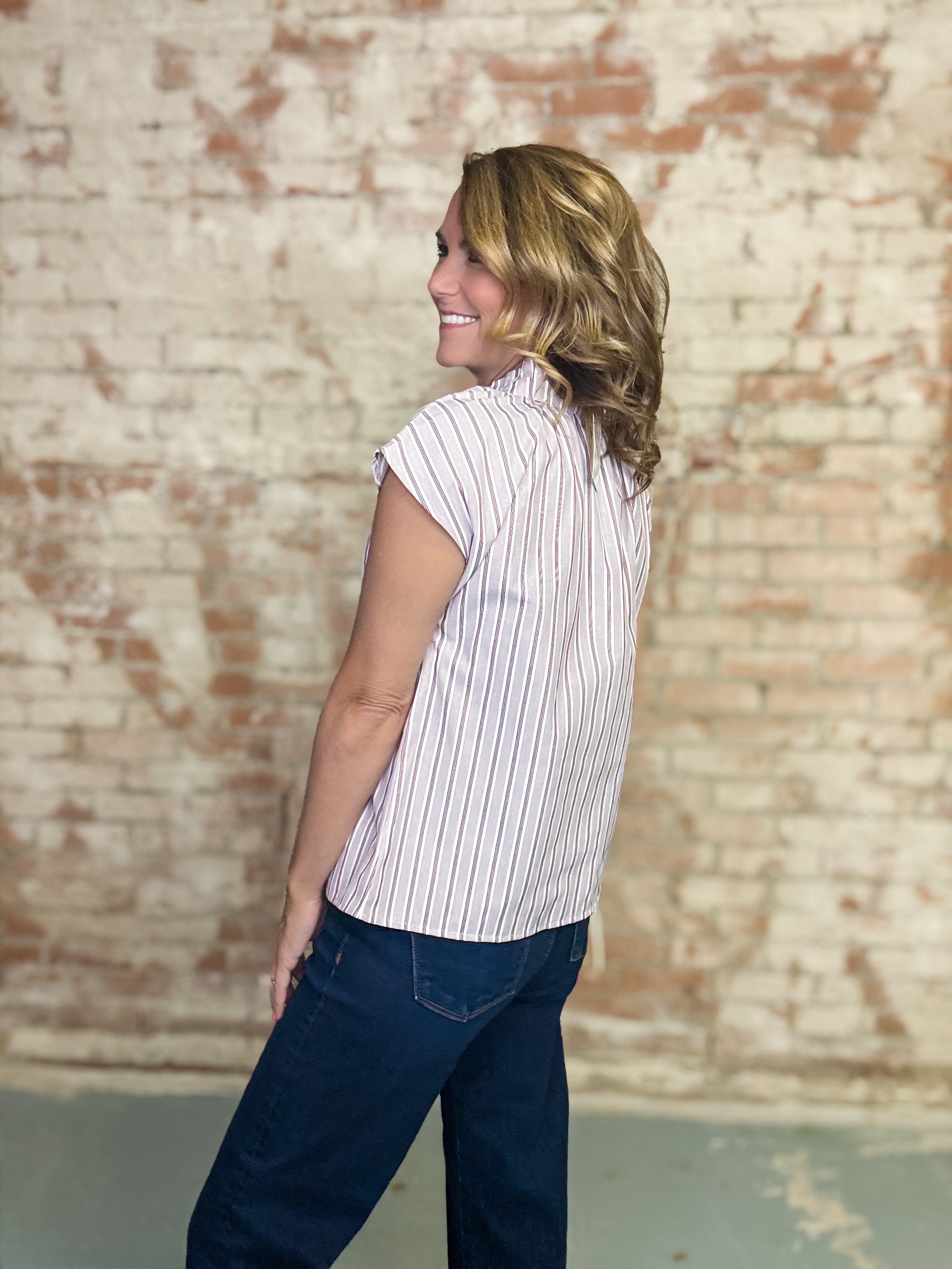 THML Bianca Striped Top