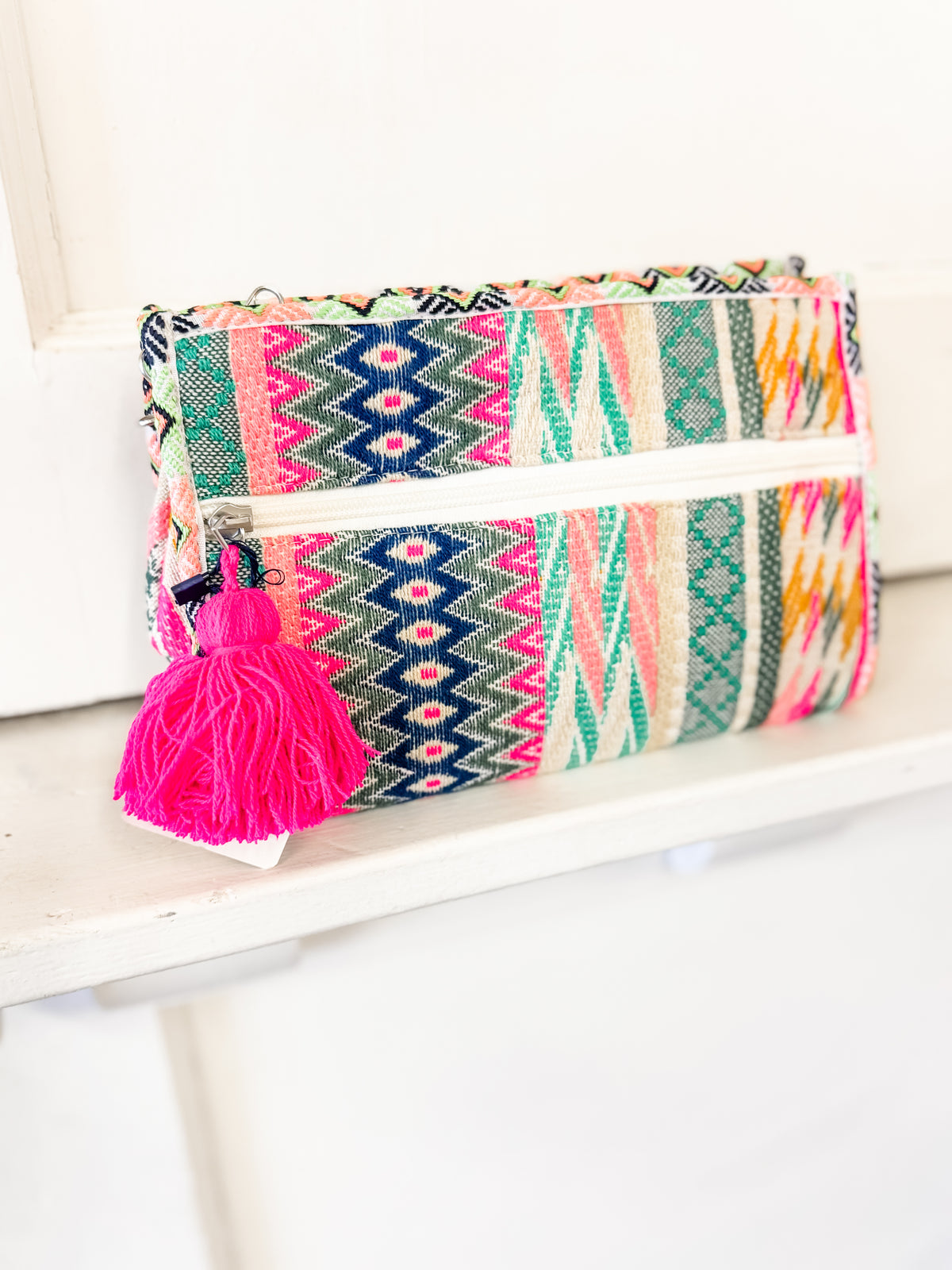 Justine Bright Zipper Pouch