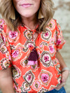 THML Parker Tassel Tie Top