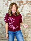 Kendal Floral Knit Top
