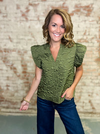 THML Monroe Textured Top