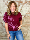Kendal Floral Knit Top