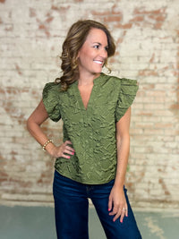 THML Monroe Textured Top