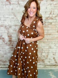 THML Elodia Polka Dot Dress