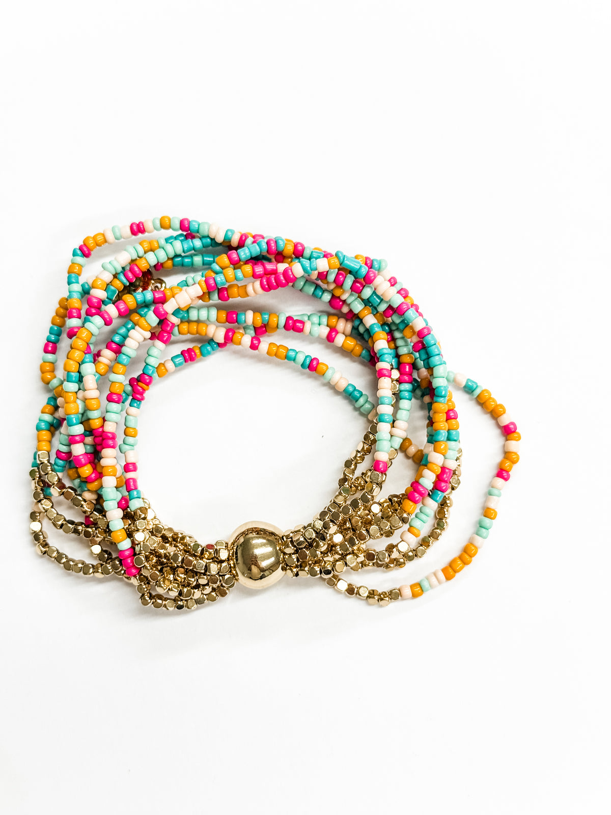 Anabela Layered Seed Bead Bracelet