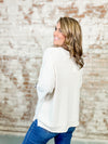 Serah Mineral Washed Sweater Top